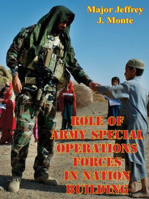 cover image of Role of Army Special Operations Forces In Nation Building